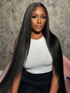 REAL HD Beginner Friendly Alipearl Glueless 5*7 Ready To Go Lace Wigs Silky Straight Pre Bleached Mini Knots - Image 10