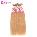 Brazilian Human Hair Weave Straight Honey Blonde Bundles