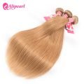 Brazilian Human Hair Weave Straight Honey Blonde Bundles - Image 3