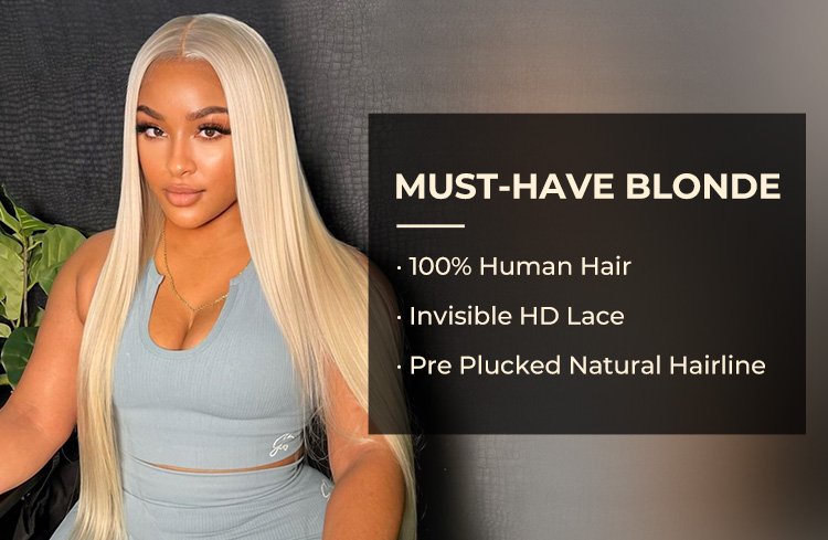 alipearl hair blonde straight lace front wig