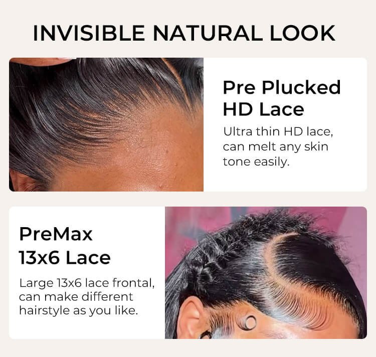 natural hairline straight wig