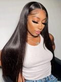 Alipearl Straight 13*6 Lace Frontal Wigs Transparent Lace - Image 2