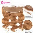 Brazilian Body Wave Human Hair Honey Blonde #27 Bundles With Lace Frontal - Image 4