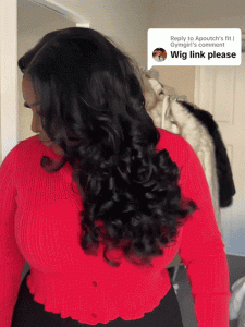 High Volume Layered Curls Body Wave Single Knots Invisible Ready To Go Lace Wig - Image 4