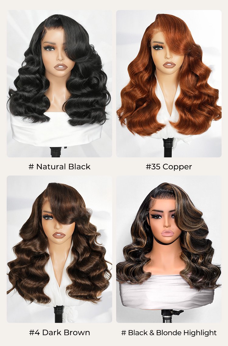 glueless lace front wig