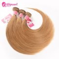 Brazilian Human Hair Weave Straight Honey Blonde Bundles - Image 4