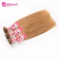 Brazilian Human Hair Weave Straight Honey Blonde Bundles - Image 2