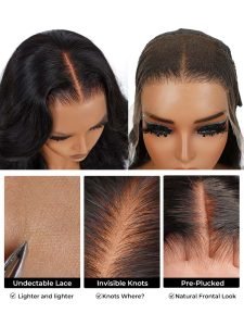 HD Lace Body Wave 13*6 HD Lace Frontal Wig Human Hair New Upgrade Single Knot Wigs - Image 7