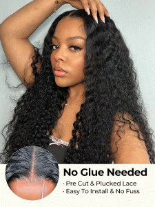 180% Density Alipearl Natural Wave Ready To Go Lace 4x7 Lace Clsoure Deep Wave Wigs - Image 10