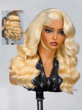 Blonde Body Wavy 6x8 Glueless Lace Wig Side Part Style Ready To Go - Image 10
