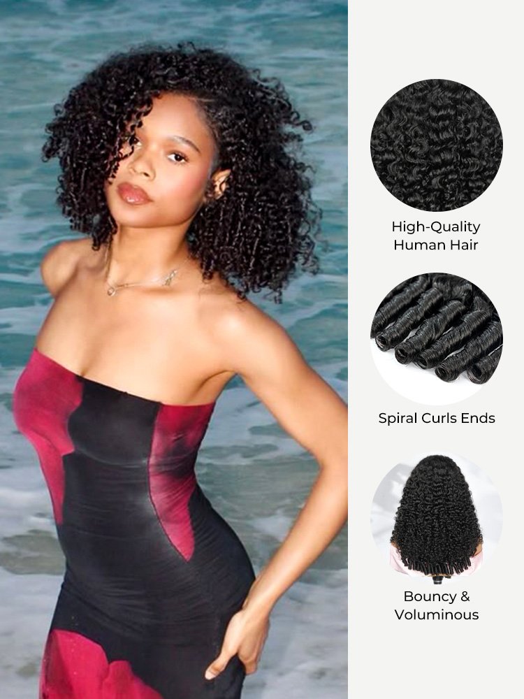 Glueless V Part Wig