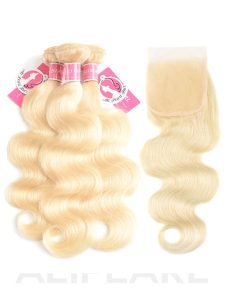 Alipearl Hair 3 Bundles 613 Body Wave With Lace Closure - Image 2