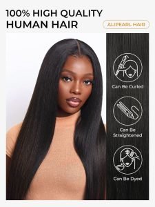 Double Drawn Top Grade Straight And Body Wave HD Lace Wig Human Hair - Image 15