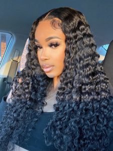 Burmese Curly HD Lace Front High Density Wigs Human Hair - Image 7