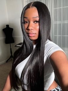Raw Vietnamese Hair Super Double Drawn 5x5 HD Wig 250 Density - Image 8