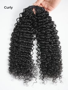 Miracle Knots Curly Crochet Human Hair Extensions 100g Pack Knotless - Image 9