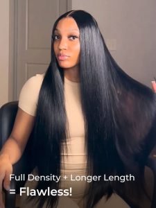 Long Straight Wig HD Lace Closure Wig Human Hair 24-40 Inches - Image 10