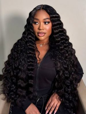 HD 13x6 Lace Frontal Wigs Loose Deep Wave 250% Full Density