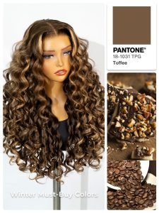 Ready To Go Ombre Highlight Loose Body Wave 5x7 Lace Front Wig Glueless - Image 2