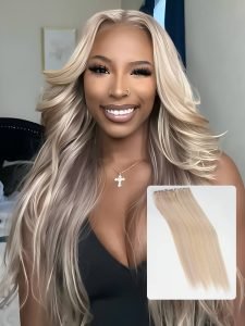 P18/613 Blonde Highlight Human Hair Bundles Body Wave And Straight - Image 9