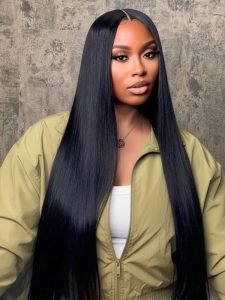 Raw Vietnamese Hair Super Double Drawn 5x5 HD Wig 250 Density - Image 9