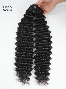 Miracle Knots Curly Crochet Human Hair Extensions 100g Pack Knotless - Image 10
