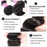 Alipearl 3pcs/packet Loose Wave With Lace Closure Peruvian Human Hair - Image 3