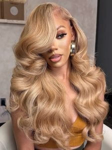 Color #6 Medium Brown Hair Lace Frontal Wigs Chestnut Brown Hair Wig - Image 8