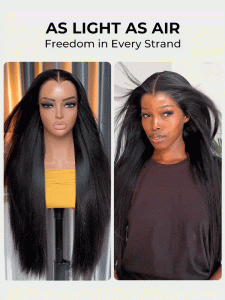 Ready To Go M Hairline Straight 6x8 Lace Front Wig With Drawstring - Image 12