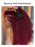 Braiding Human Hair 13u00d74 Lace Front Curly Bob Wigs Pre-Bleached With Full Density - Image 12