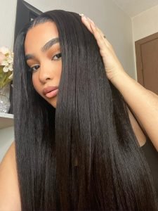 12A Raw Hair Salon Quality HD Lace Closure Wig Human Hair Straight Top Grade Salon Hair Wig 250 Density - Image 11