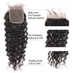 9A Grade Alipearl Virgin Hair Water Wave 4 Bundles with Lace Closure 4X4 Inch - Image 3
