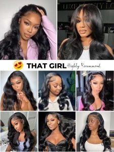 HD Lace Body Wave 13*6 HD Lace Frontal Wig Human Hair New Upgrade Single Knot Wigs - Image 9