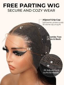 Honey Blonde Lace Front Wig #27 Color Ombre Human Hair Wigs - Image 10