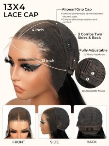 Water Wave Short Bob Wigs Natural Looking Short Wigs Bob Lace Wig - Image 9