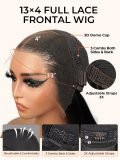 Knots Where? -- Bleached Single Knots Invisible 13*4 HD Lace Front Wig New Upgrade - Image 6