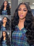 Widows Peak M Hairline Loose Body Wave 13x6 HD Lace Front Single Tiny Knots Wig - Image 10