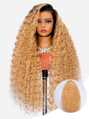 Celebrity Inspired-300% Density 30 Inch 13x5 HD Lace Ombre Loose Deep Wave Wig