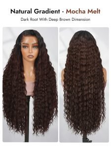 Side Part Brown Color Loose Deep 6*8 HD Lace Pre Plucked Ready To Go Wigs - Image 7