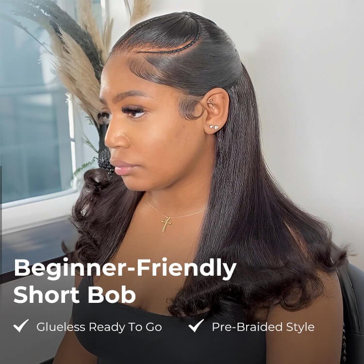 straight lace front wig