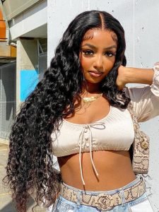 12A Raw Hair Loose Deep HD Lace Front Wig Natural Hairline - Image 3