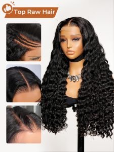 12A Raw Hair Loose Deep HD Lace Front Wig Natural Hairline