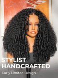 250% Density Big Curly Hair Glueless Wig With Defined Spiral Curls - Image 7