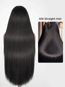 Human Hair Bangs Wigs Straight Hair 5x5 Lace Closure Wigs - Image 11