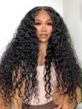 Deep Wave Glueless Ready To Go 4x7 Invisible Lace Front Wig Human Hair - Image 2