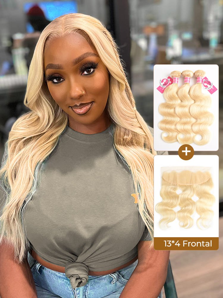 1_22_5 Alipearl Hair 3 Bundles 613 Body Wave With Lace Frontal - Image 1