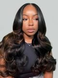 Caramel Auburn Ombre 13x4 HD Lace Front Wig Glueless Ready To Wear - Image 10