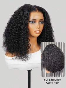 Ready to Go 5x7 Lace Closure Curly Wig Easy To Wear Mini Knots - Image 8