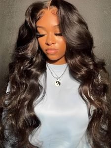 Layered Cut Voluminous Ocean Wave Curtain Bangs Wig 100% Glueless