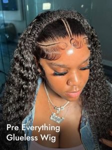 Influencer's Style- Pre Braid Deep Wave 13*6 Lace Front Wigs Glueless